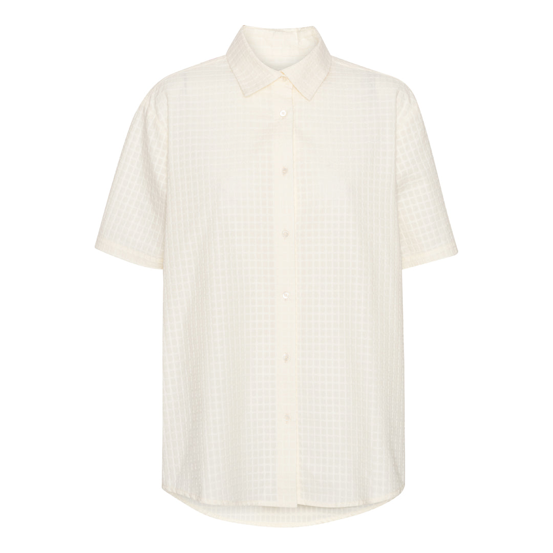 Signe oversize shirt GOTS organic cotton Delosca off white
