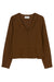 Safine shirt blouse Tencel brown