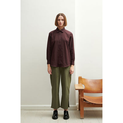 Sanne oversize organic cotton bordeaux