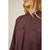 Danja organic shirt dress bordeaux
