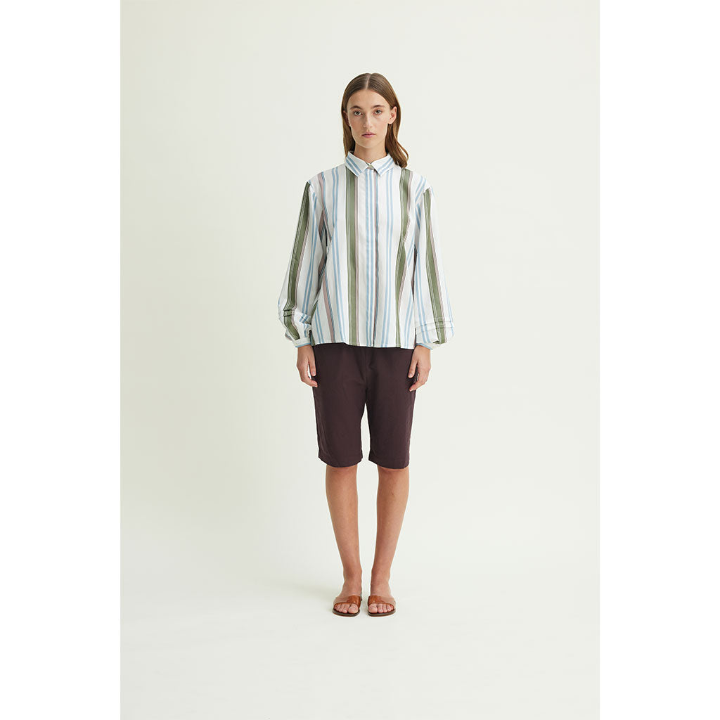 Selma shirt striped Tencel