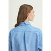 Sanne oversize shirt GOTS organic cotton Delosca blue/white