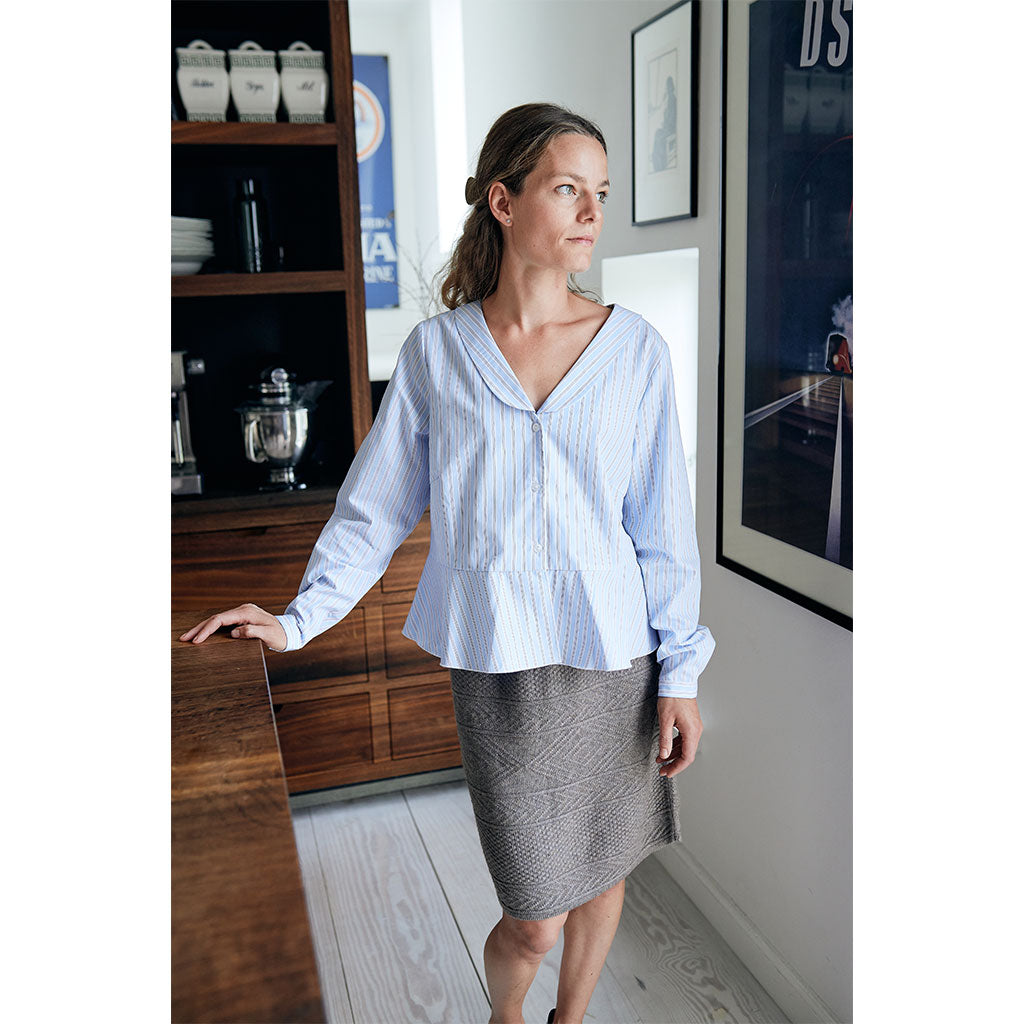 Safine GOTS organic cotton shirt blouse