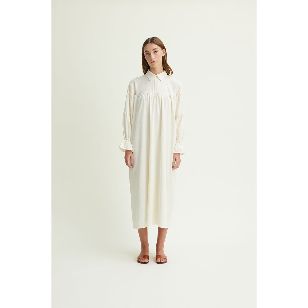 Daga dress organic cotton off white