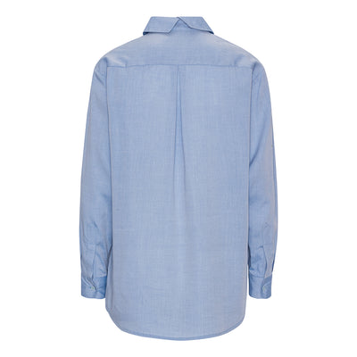 Sanne oversize tencel shirt light blue