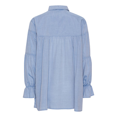 Saga shirt blouse oversize tencel shirt light blue