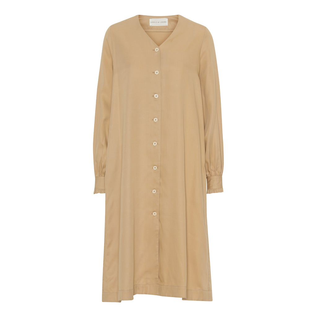 Schulz-by-crowd-daisy-beige-tencel-dress