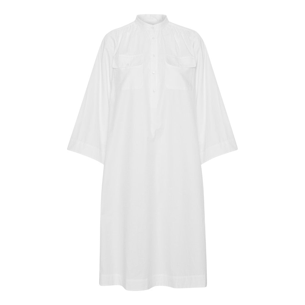 Schulz by Crowd Dagma shirt dress organic off white