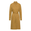 Schulz by Crowd Dilby shirt dress tencel mustard yellow with belt