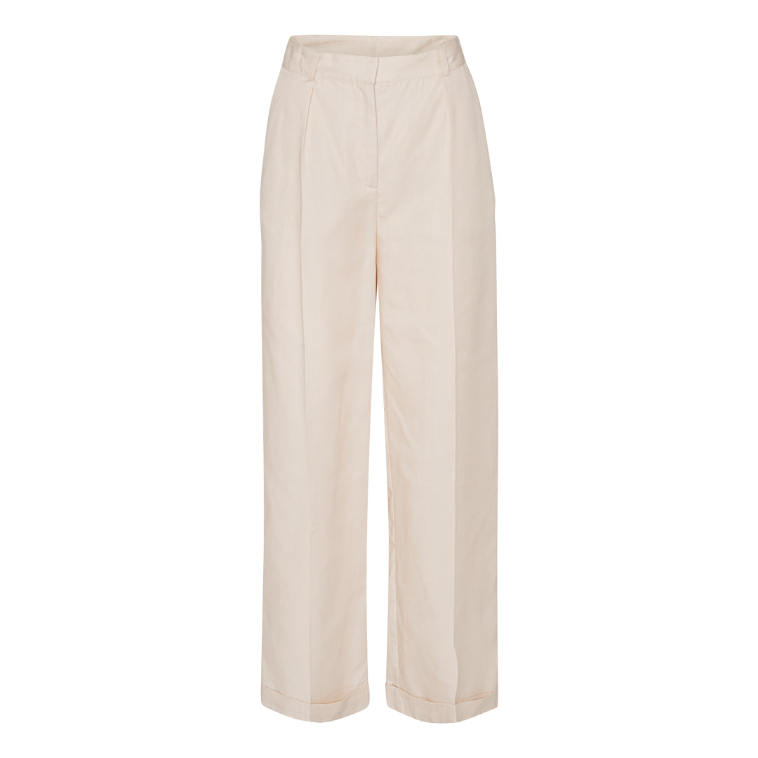 Peline light beige tencel pants