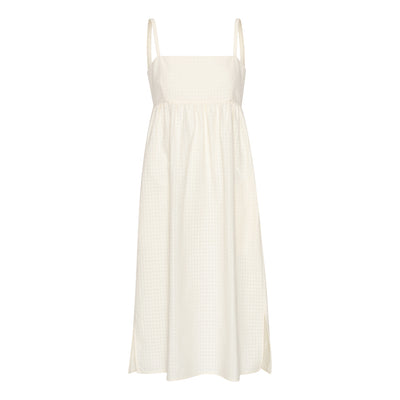 Dagmy organic GOTS strap dress Delosca off white