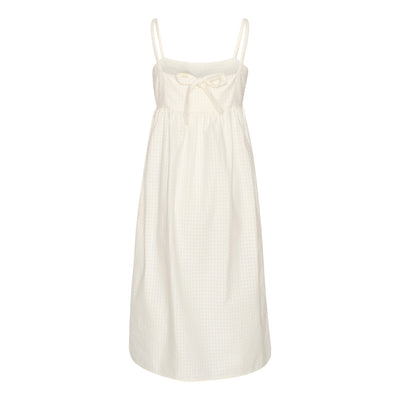 Dagmy organic GOTS strap dress Delosca off white