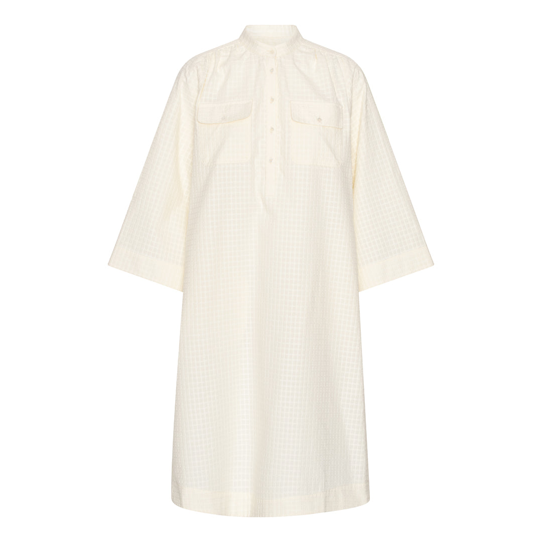 Dagma organic GOTS shirt dress Delosca off white